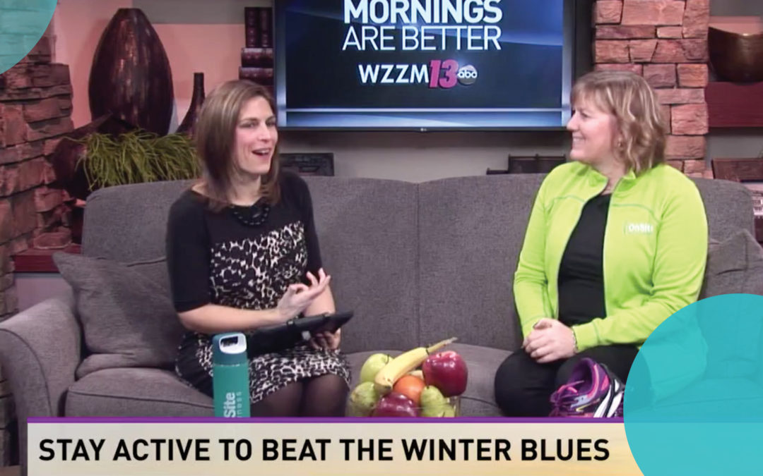 A discussion is had on a news segment from WZZM about staying active in the winter.