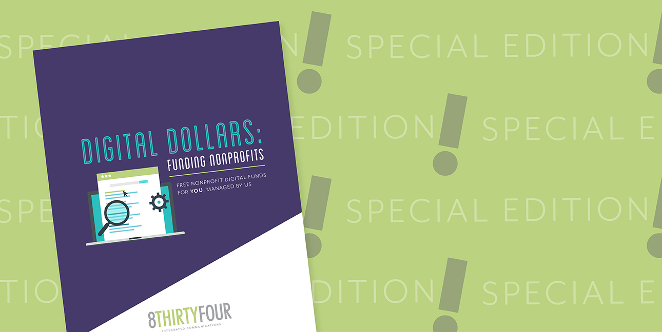 The words "Special edition" float behind a preview of a PDF that reads, "Digital Dollars: Funding Nonprofits"