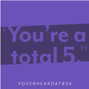 A graphic reading "You're a total 5." 