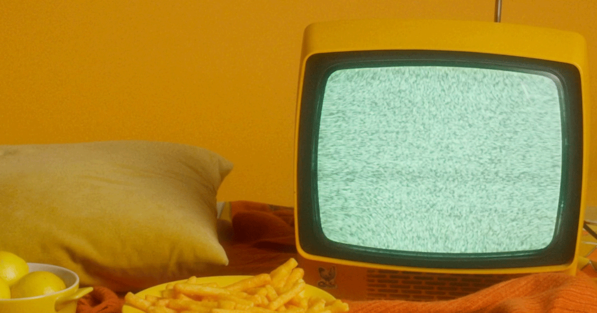 Static on an old TV