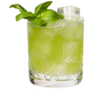When in doubt, pour a gin basil smash for summer!