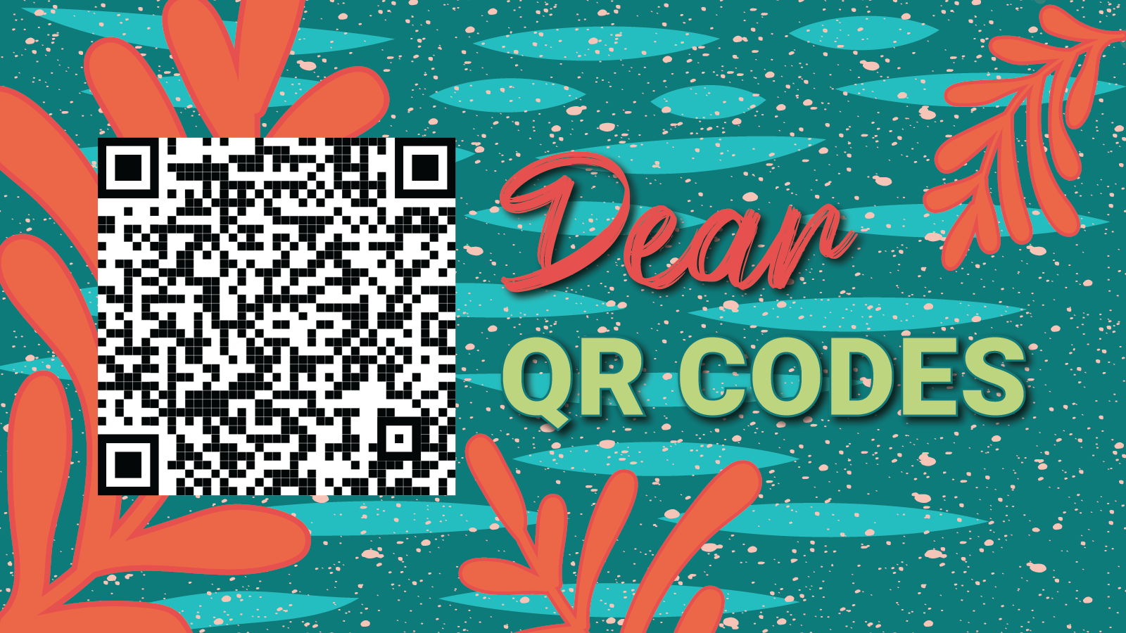 A QR Code sits next to the words "Dear QR Codes"