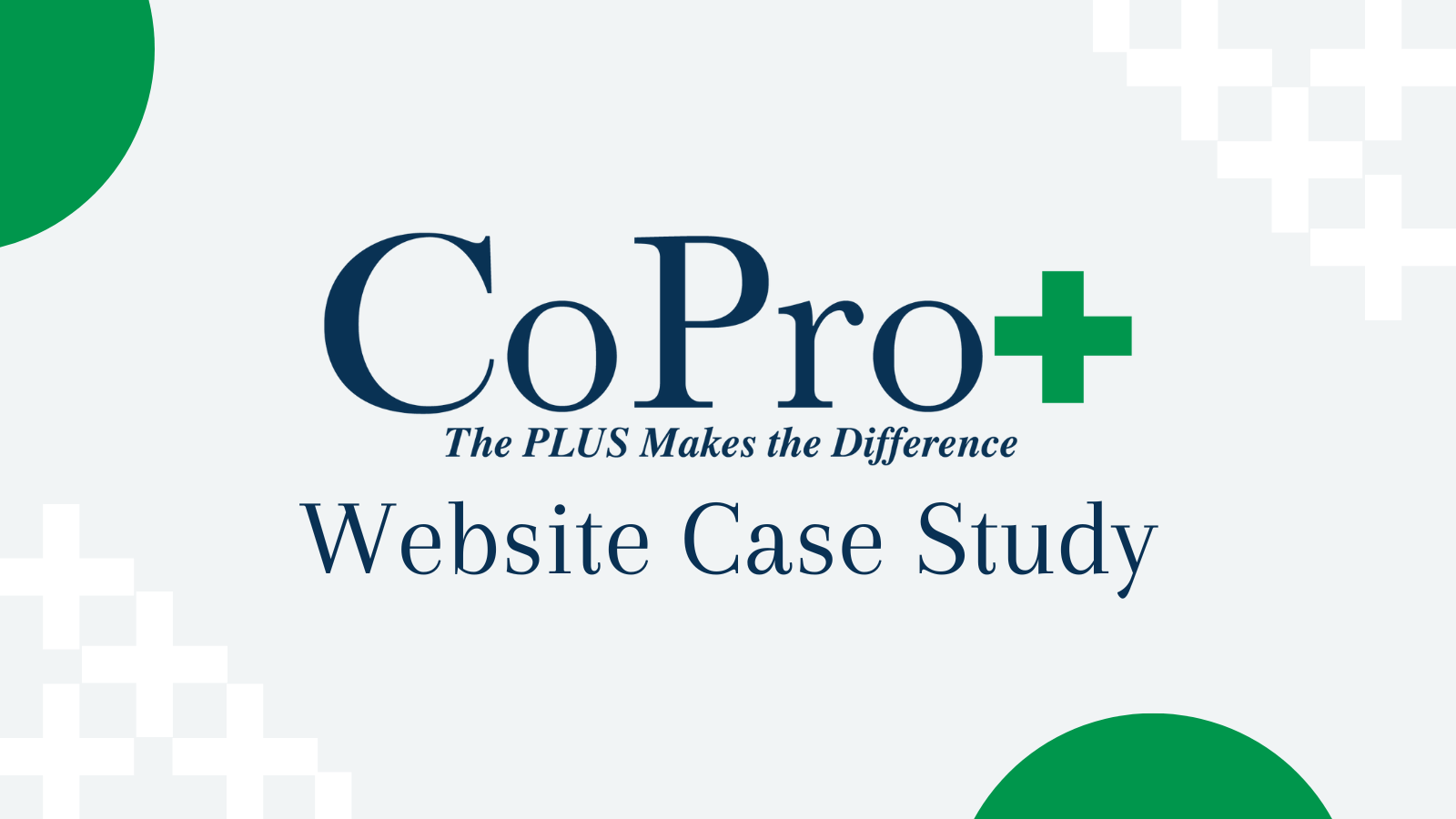 CoPro+, Website Case Study
