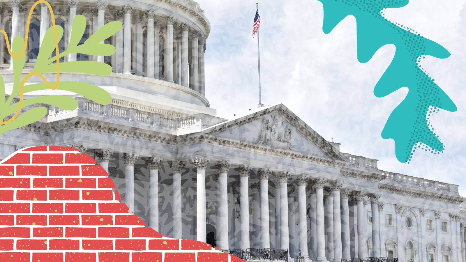 less is more govcon blog graphic with capitol building