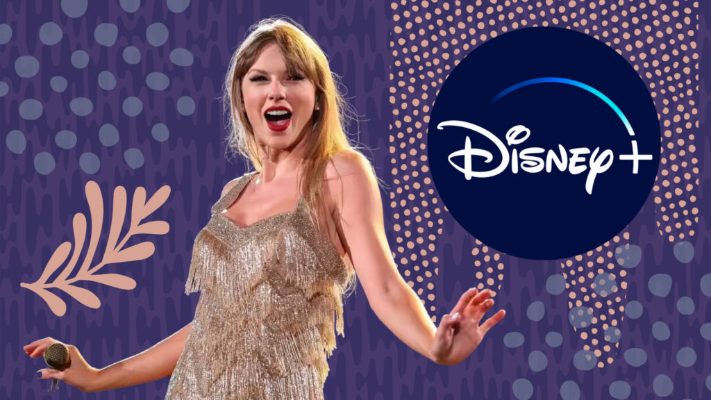 8THIRTYFOUR Blog: Taylor + Disney+ Taylor swift dancing by a disney logo
